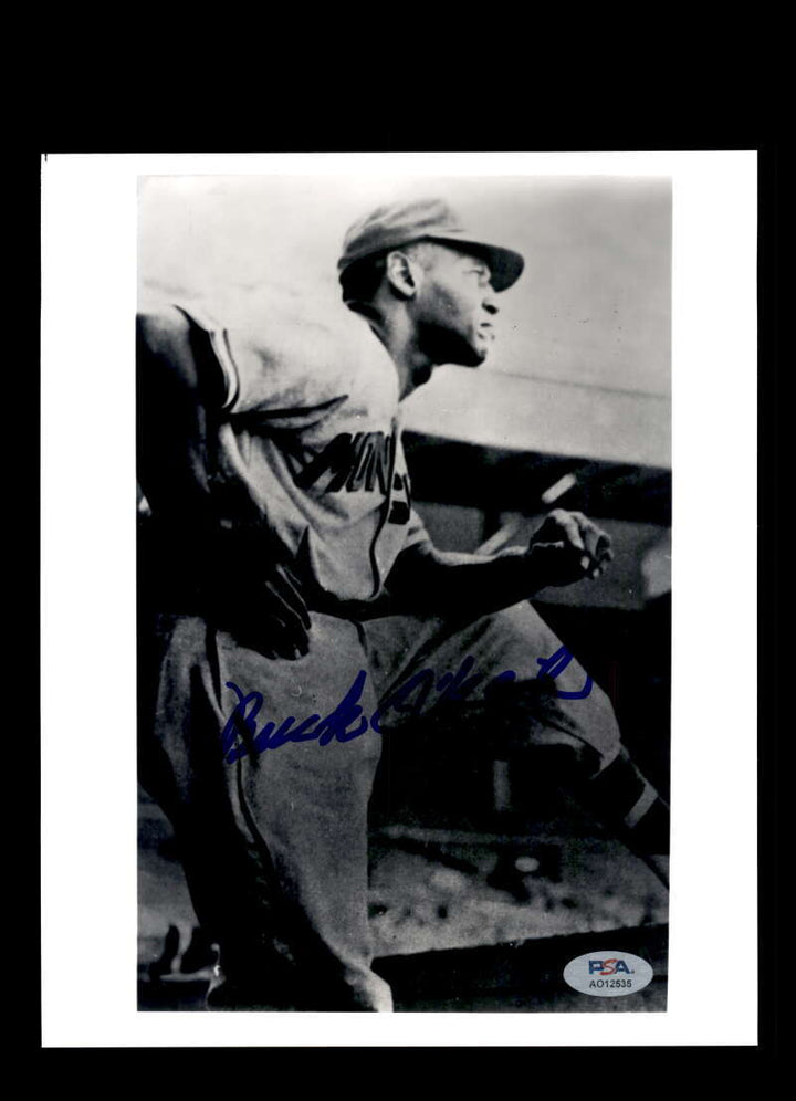 Buck O'Neil PSA DNA Signed 8x10 Photo Autograph