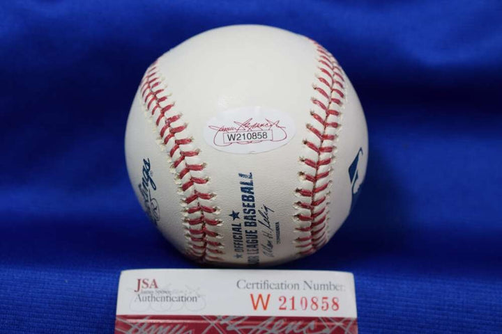 Bill Mazeroski JSA COA Autograph Major League OML Signed Baseball 1960 WS GW HR