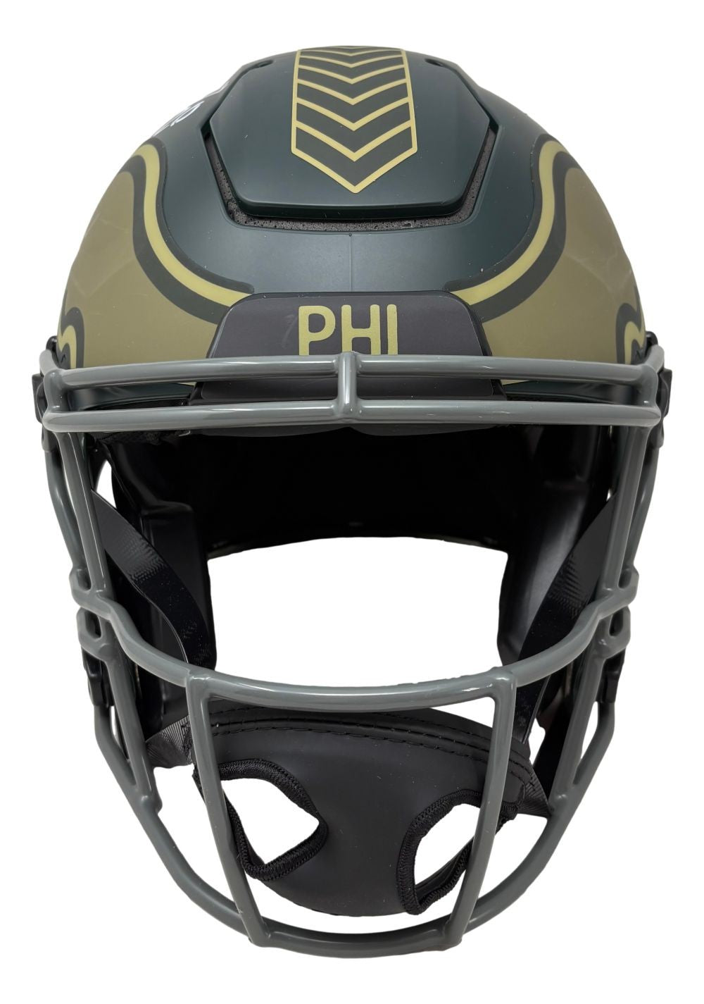 Brian Dawkins Signed Eagles Salute To Service FS Authentic SpeedFlex Helmet BAS