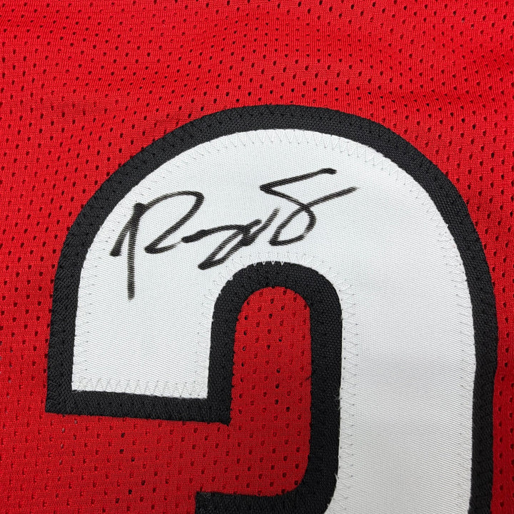 Autographed/Signed Roquan Smith Georgia Red College Football Jersey Beckett COA