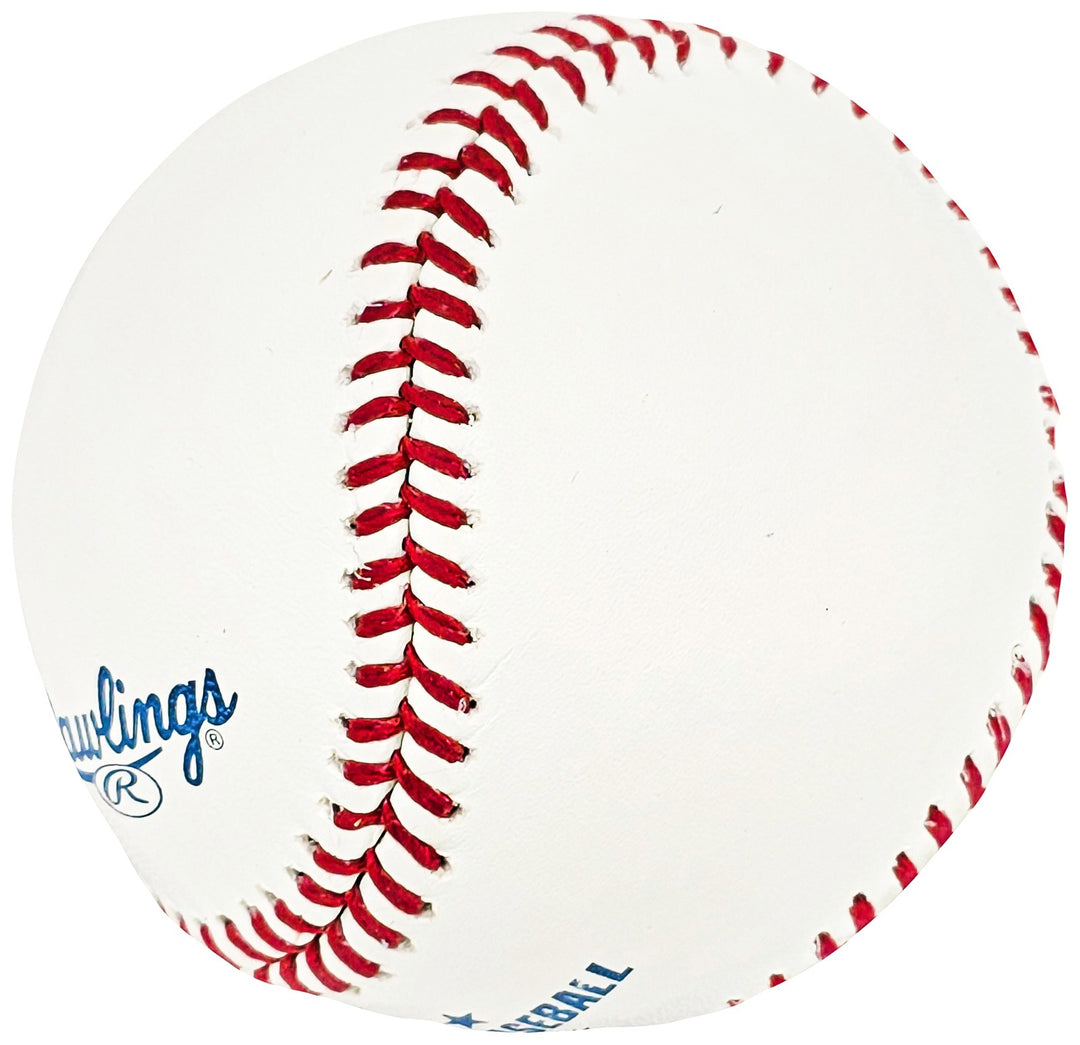 Rickey Henderson Signed MLB Baseball Oakland A's, Yankees HOF 2009 MLB & Steiner