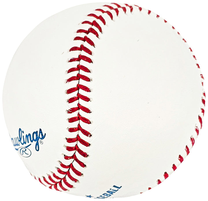 Rickey Henderson Signed MLB Baseball Oakland A's, Yankees HOF 2009 MLB & Steiner