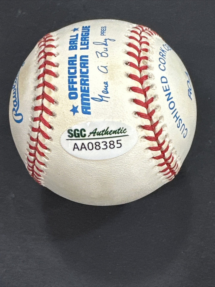 BROOKS ROBINSON SIGNED AL BASEBALL Mint HOF 83 Autograph Orioles Sgc Coa