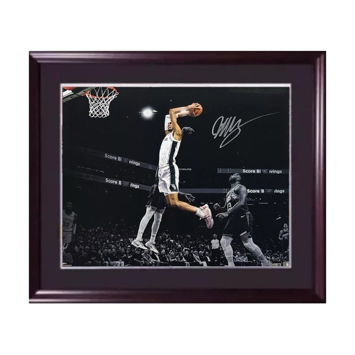 Victor Wembanyama Signed 16x20 Framed Spotlight Photo Spurs Rookie Auto Fanatics