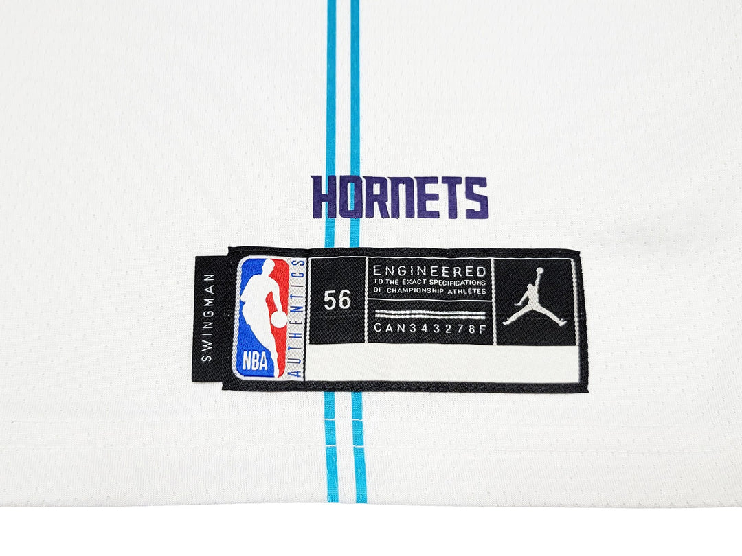 Charlotte Hornets LaMelo Ball Signed White Nike Swingman Jersey Size XXL Beckett