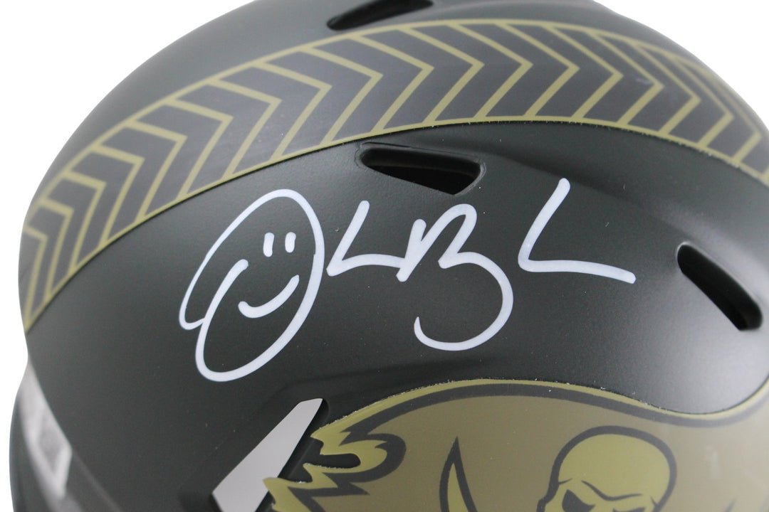 Derrick Brooks Autographed Tampa Bay Buccaneers 25 STS Mini Helmet Beckett 54744