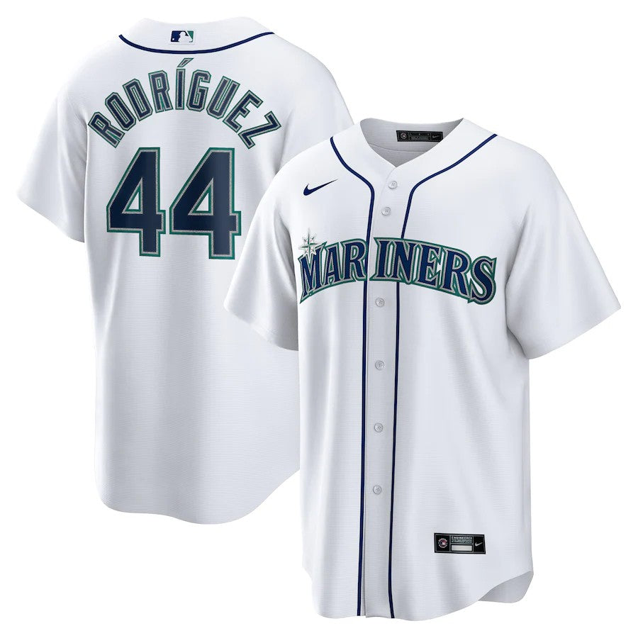 Seattle Mariners Julio Rodriguez White Nike Jersey Size L