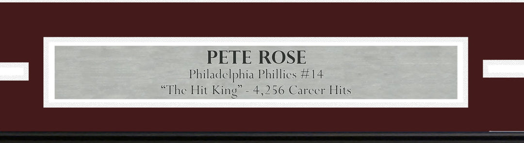 Pete Rose Signed Framed 16x20 Photo Cincinnati Reds PR Holo