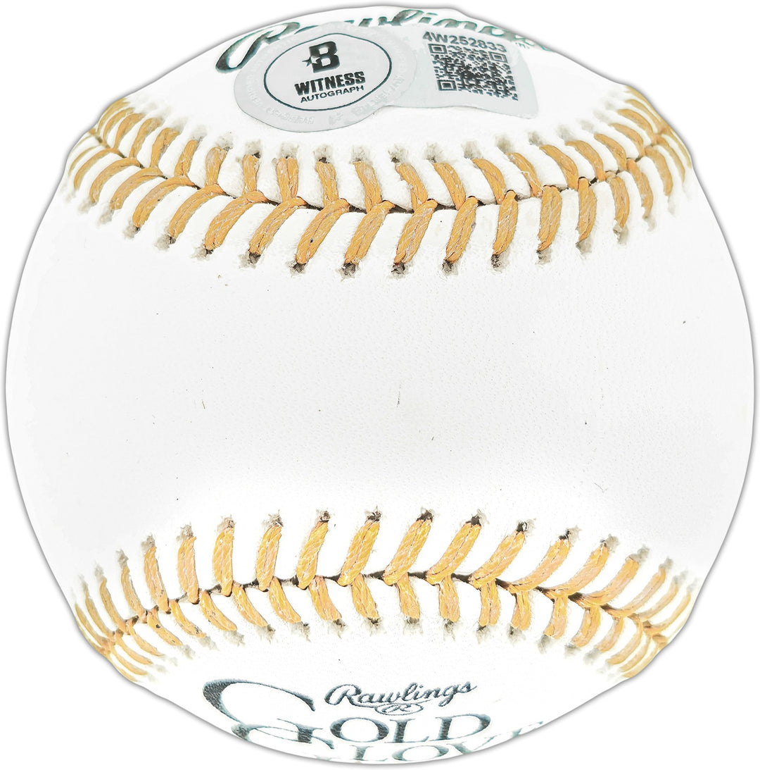 Ichiro Suzuki Auto Official Gold Glove Logo Baseball Mariners "#51" Beckett Wit