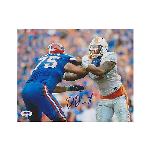 Derek Barnett signed Tennessee Volunteers 8x10 Photo #9 - PSA Holo  vs Florida