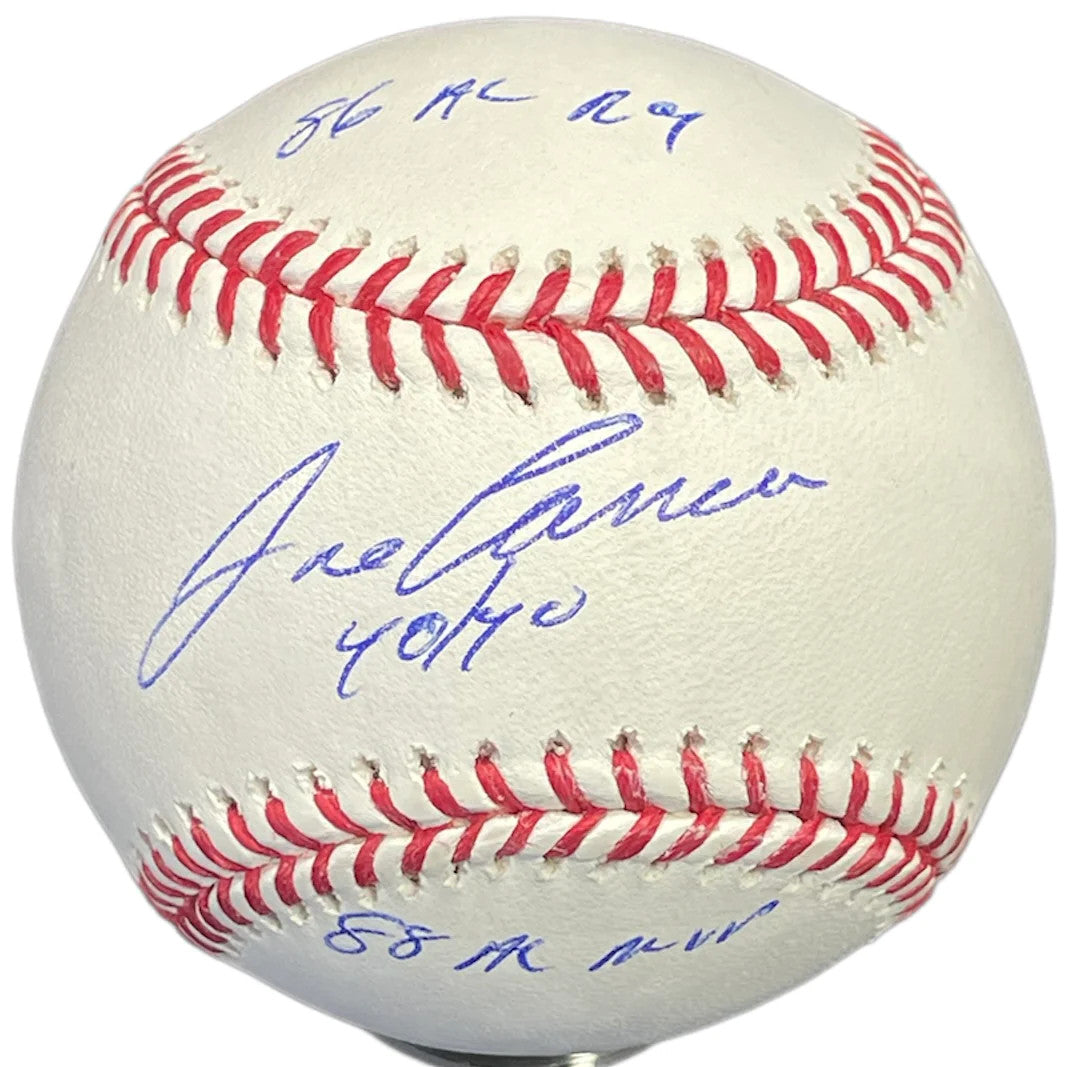 Jose Canseco Autographed Multi Inscribed Ball (JSA)