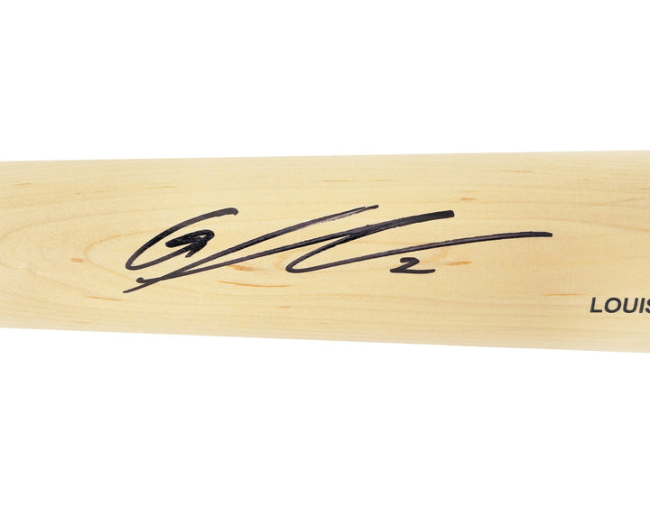 Gunnar Henderson Auto Blonde L Slugger Pro Stock Baseball Bat Orioles Beckett