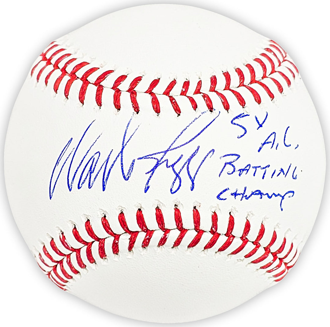 Wade Boggs Signed MLB Baseball Red Sox "5x AL Batting Champ" Beckett Wit