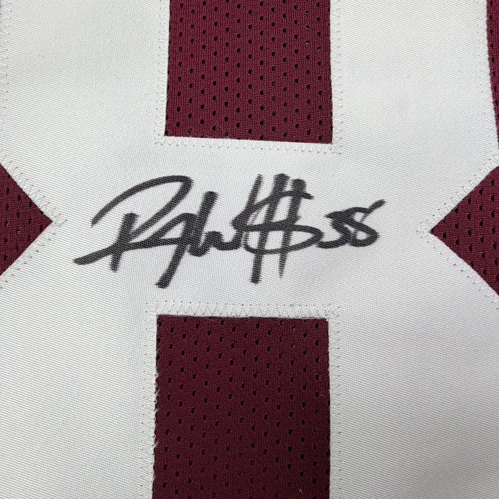 Autographed/Signed Roy Williams Oklahoma Maroon College Jersey Beckett BAS COA