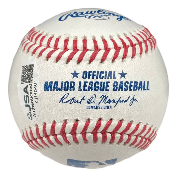Bill Mazeroski Pittsburgh Pirates Signed Official MLB Baseball HOF 01 JSA