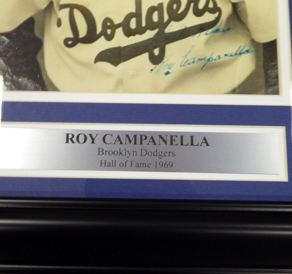 Roy Campanella Auto Framed 8x10 Magazine Page Dodgers "Best Wishes" PSA/DNA