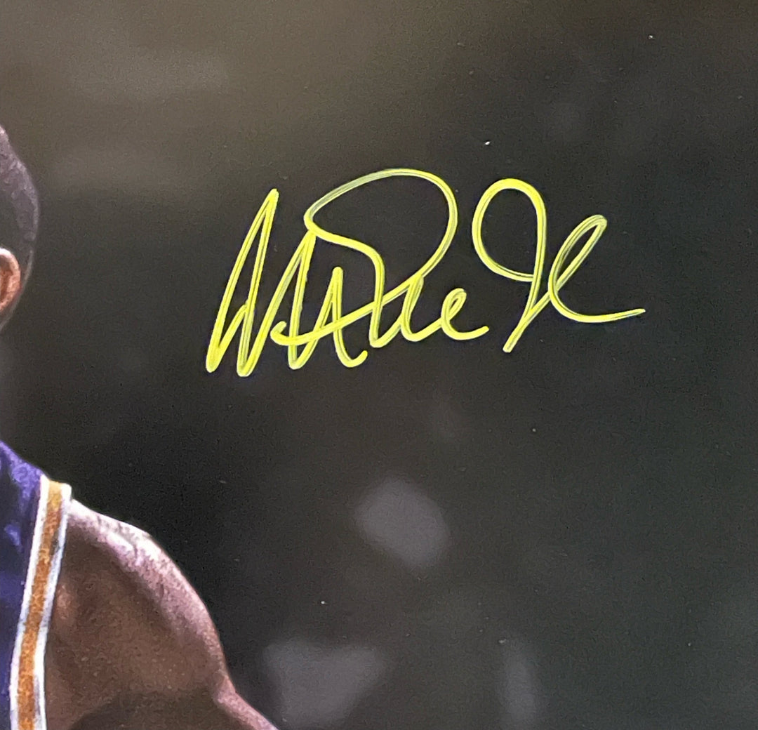 Magic Johnson Larry Bird Signed Boston Celtics LA Lakers 16�20 Photo BAS 44657