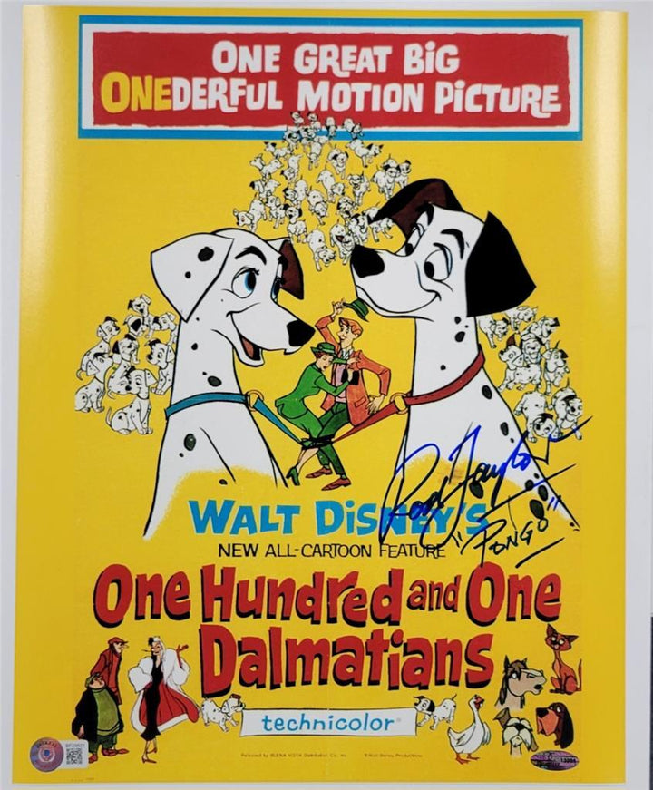 Rod Taylor signed "Pongo" 101 Dalmatians 11x14 photo #5 autograph Beckett BAS
