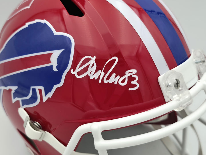 Jim Kelly, Thomas & Reed Auto Bills Red Full Size Replica Speed Helmet Beckett