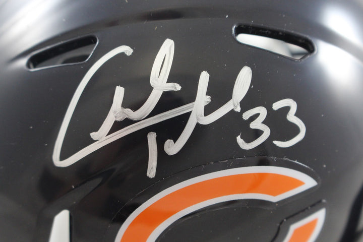 Charles Tillman Autographed Chicago Bears Mini Helmet Beckett Witness 56379