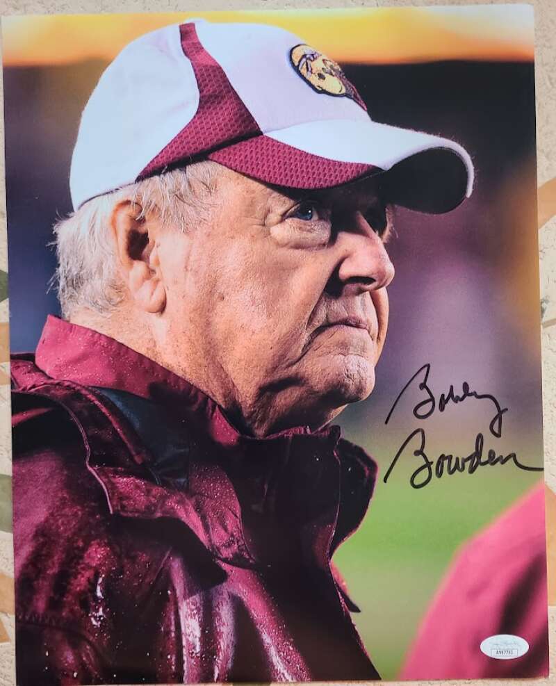 Bobby Bowden JSA Coa Autograph 11x14 Signed Photo FSU