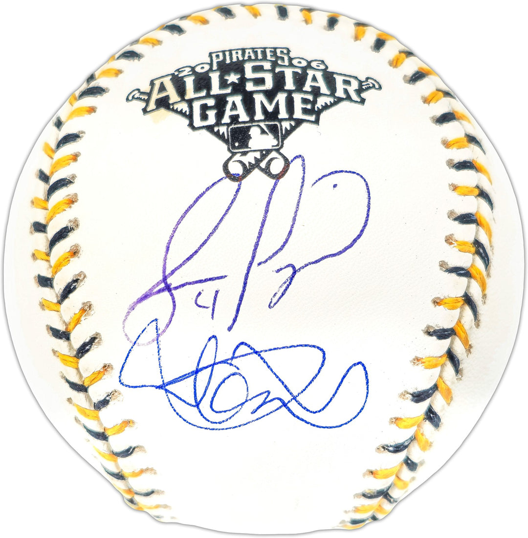Ichiro Suzuki Jose Lopez Auto 2006 ASG Game Logo Baseball Mariners Beckett