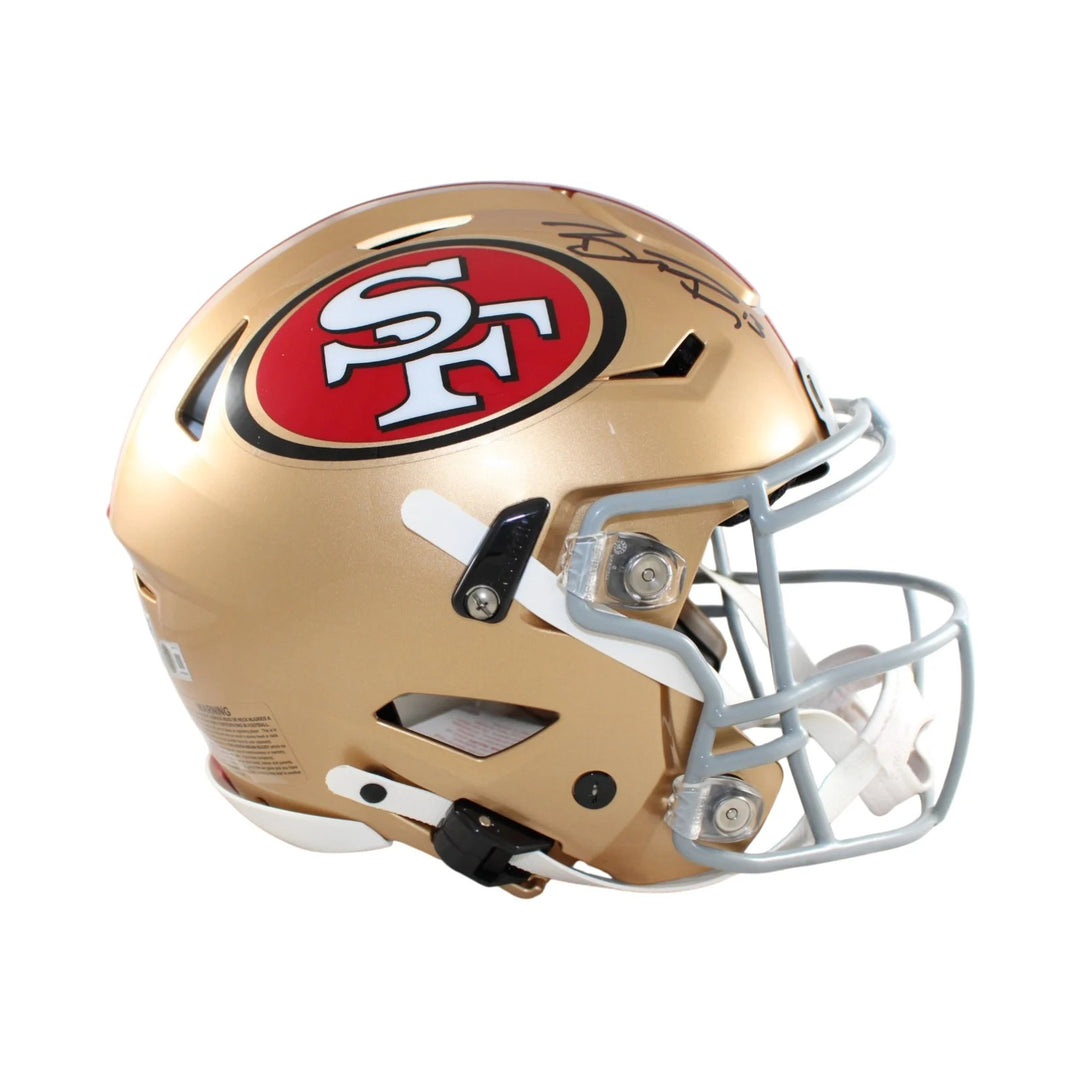 Brock Purdy Autographed San Francisco 49ers Helmet Speedflex Beckett 58568