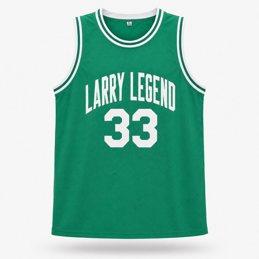 Boston Celtics Larry Bird Signed Green Jersey Beckett BAS QR