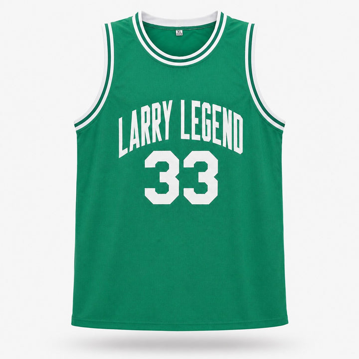 Boston Celtics Larry Bird Signed Green Jersey Beckett BAS QR