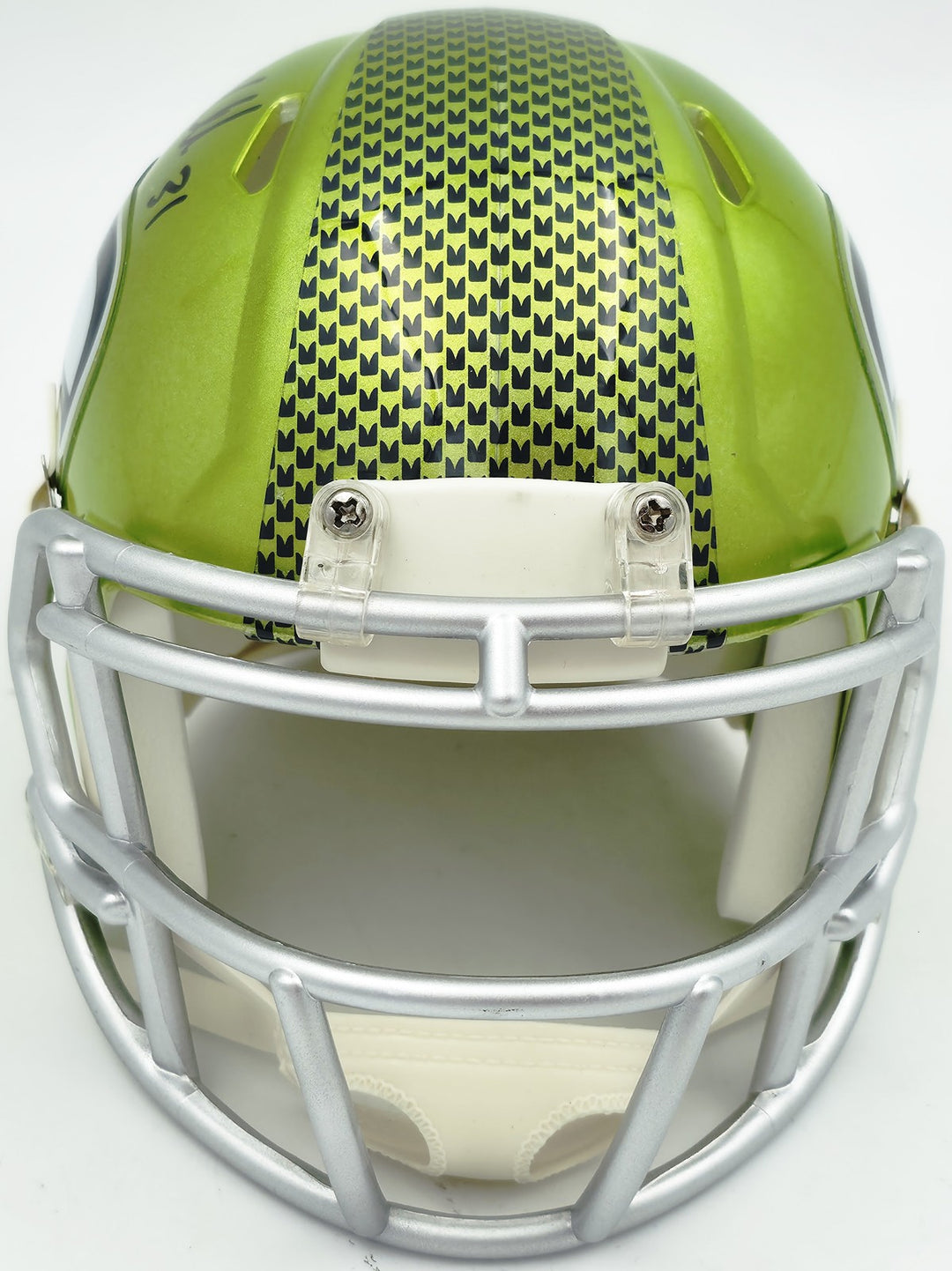 Kam Chancellor Signed Seahawks Flash Green Speed Mini Helmet Beckett Witness