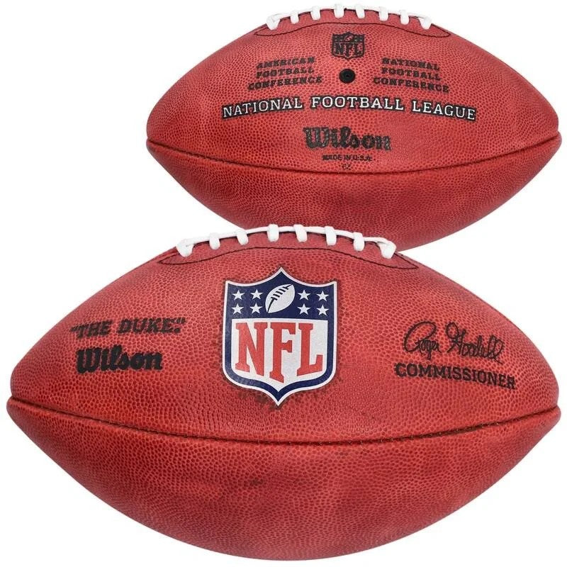 Unsigned Official NFL Leather Game Football 'The Duke'