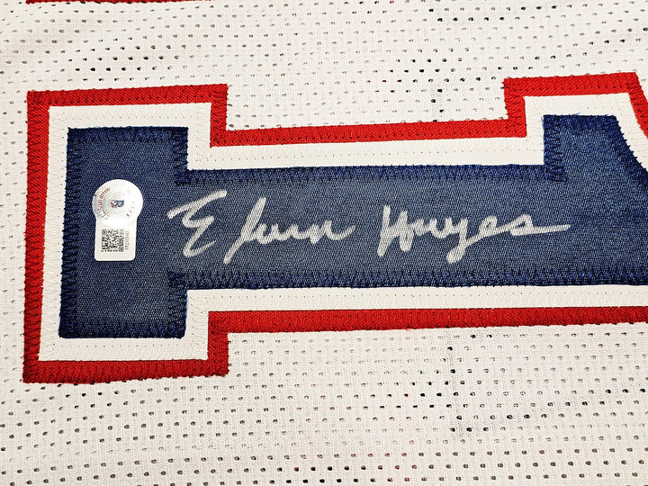 Washington Bullets Elvin Hayes Autographed Signed White Jersey Beckett