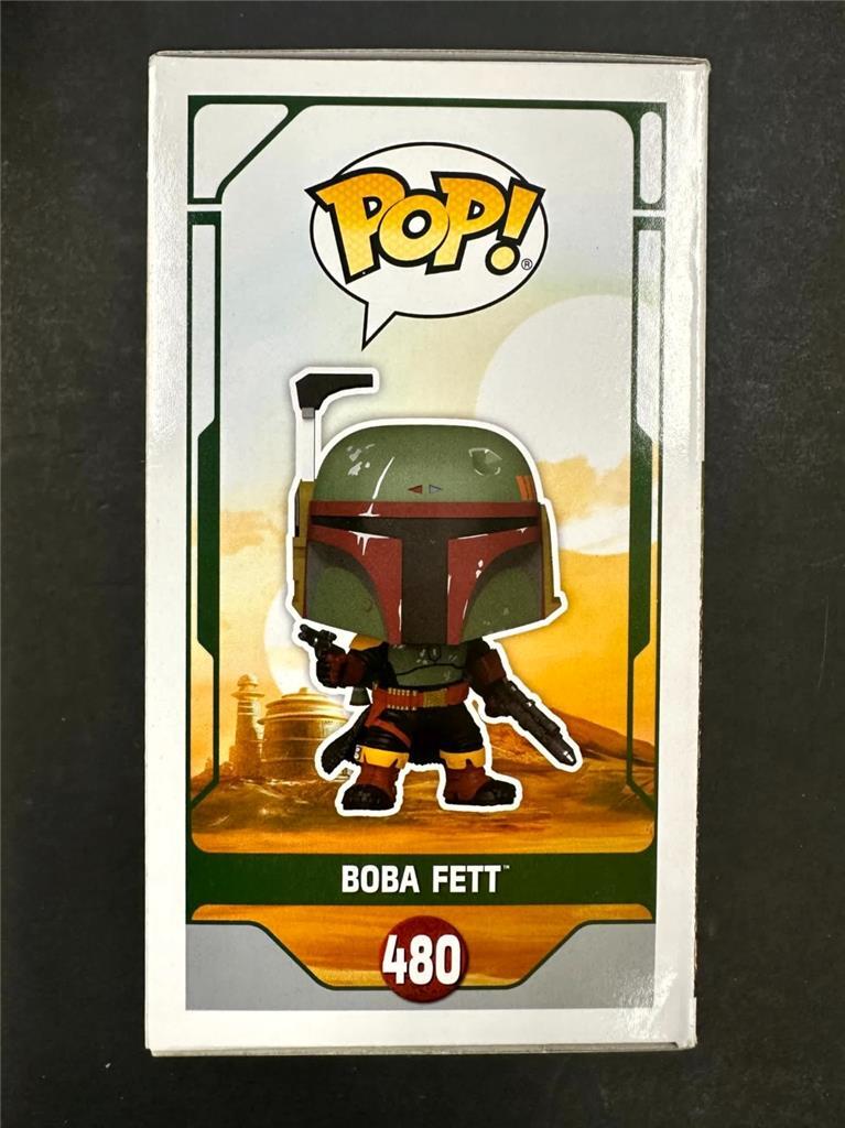 Dickey Beer signed Star Wars Boba Fett Funko Pop! autograph ~ Beckett BAS
