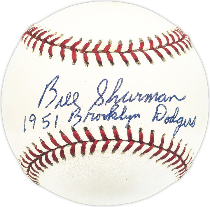 Bill Sharman Signed NL Baseball Dodgers "1951 Dodgers" Beckett #BM25919