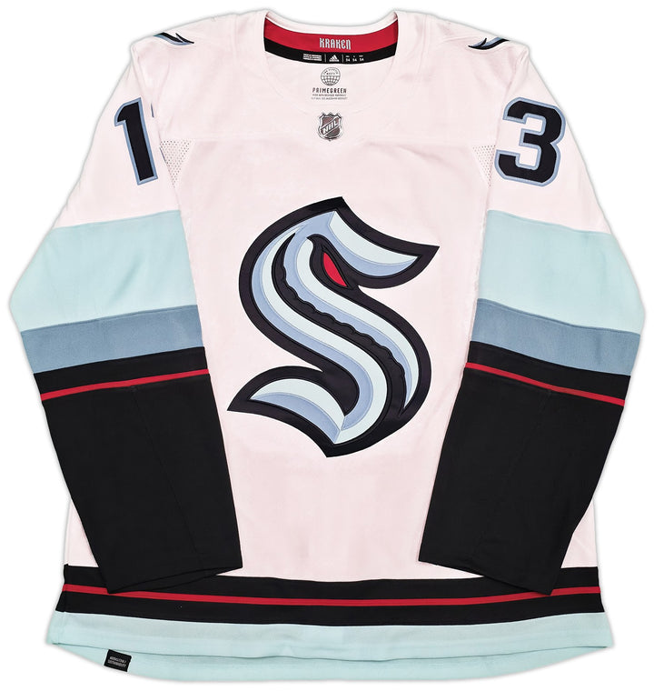 Seattle Kraken Brandon Tanev Auto White Adidas Authentic Jersey Size 54 Fanatics