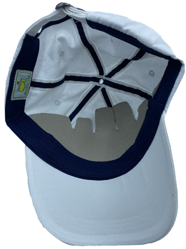 2022 MASTERS WHITE CIRCLE PATCH COTTON HAT AUGUSTA NATIONAL GOLF NEW