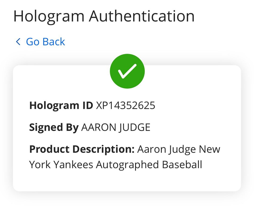 Aaron Judge Signed Official MLB Baseball Autograph Yankees MVP Fanatics MLB COA