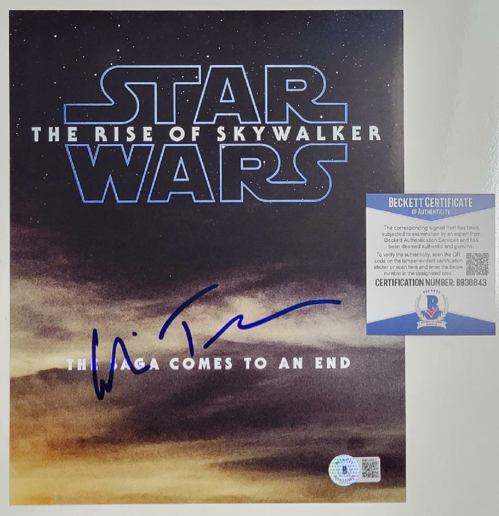 Colin Trevorrow signed Star Wars Ep. IX Rise of Skywalker 8x10 Photo ~ BAS COA