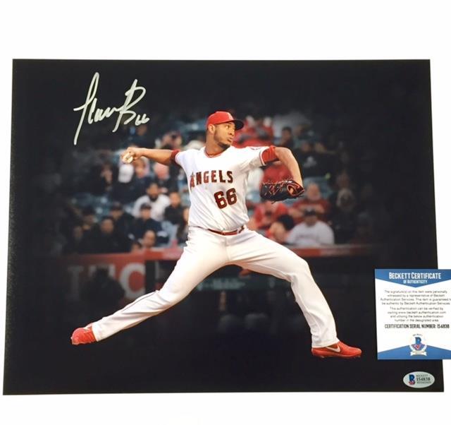 JC RAMIREZ Signed Angels 11x14 Photo w/ BAS Beckett Witness COA Autograph Auto