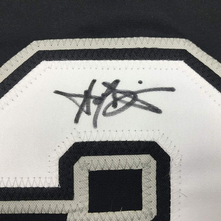 Autographed/Signed Harold Baines Chicago Black Jersey Beckett BAS COA