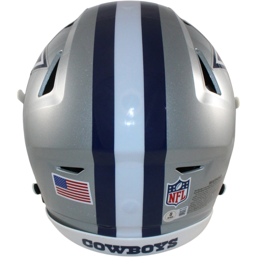 Dak Prescott Autographed Dallas Cowboys SpeedFlex Helmet Beckett 56283