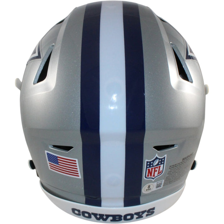 Dak Prescott Autographed Dallas Cowboys SpeedFlex Helmet Beckett 56283