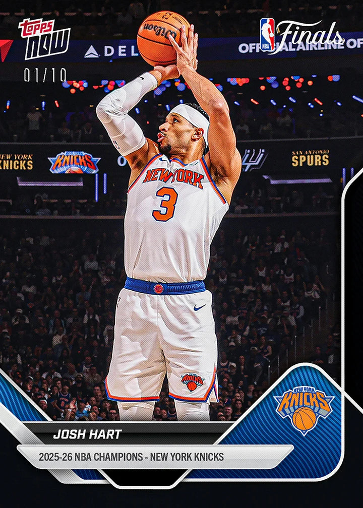 KNICKS NBA CHAMPIONS TOPPS NOW 16 CARD TEAM SET 15 BASE + PARALLEL SP AUTO RELIC