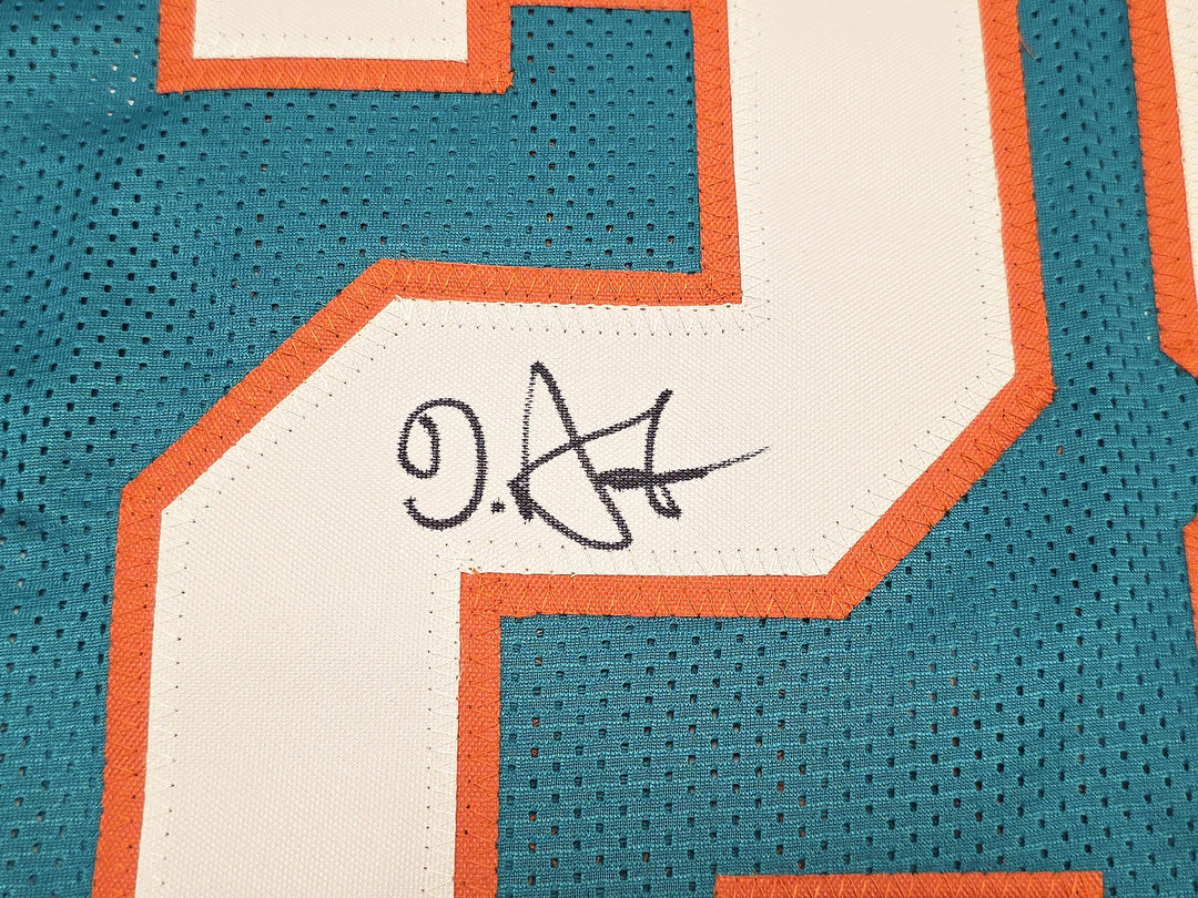Miami Dolphins De'Von Achane Signed Teal Jersey Beckett Witness