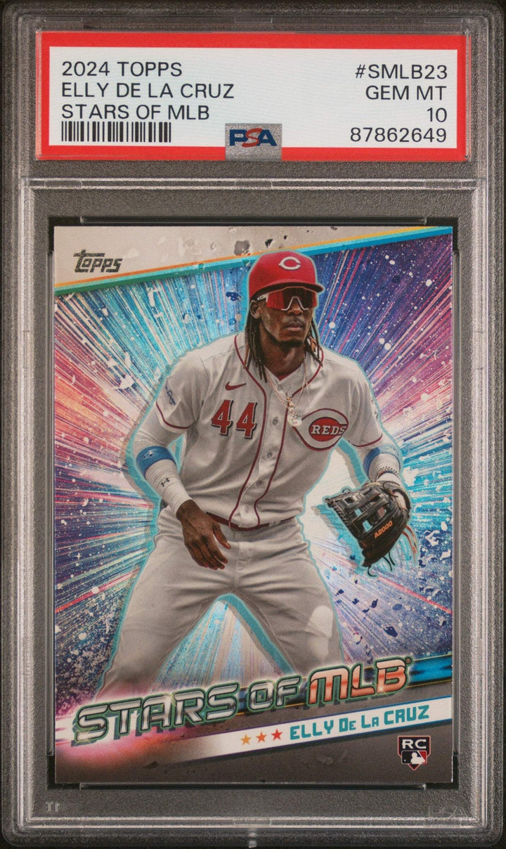 Graded 2024 Topps Elly De La Cruz #SMLB23 Stars of MLB RC Baseball Card PSA 10