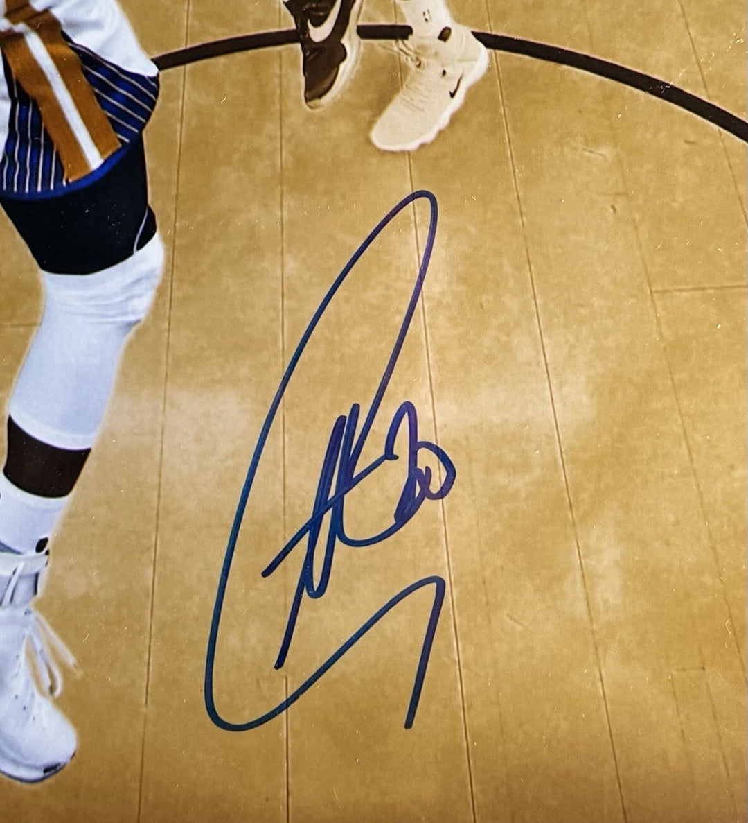Stephen Curry Signed 16x20 Framed Chrome Photo LeBron 2017 Warriors Auto JSA COA