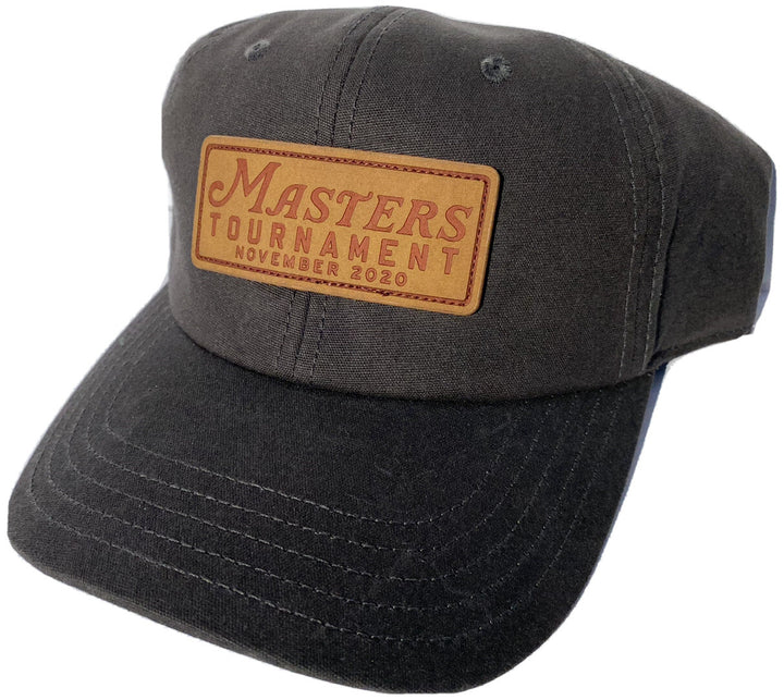 2025 MASTERS GRAY LEATHER WAX PATCH MEN’S HAT AUGUSTA NATIONAL NEW