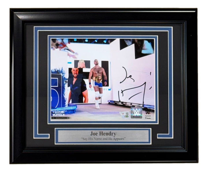 Joe Hendry Signed Framed 8x10 WWE Debut Photo Fanatics