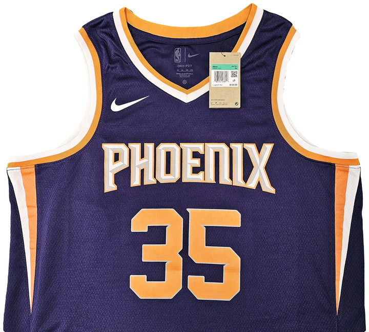 Phoenix Suns Kevin Durant Signed Purple Nike Icon Edition Jersey Size 52 Beckett