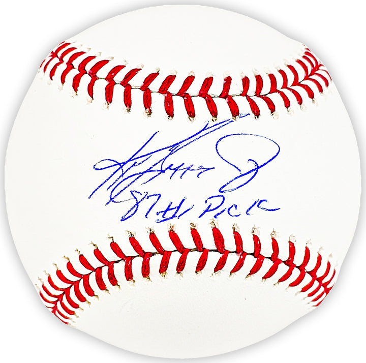 Ken Griffey Jr. Signed MLB Baseball Mariners "87 #1 Pick" Beckett & MCS Holo
